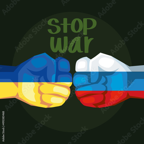 stop war with fists