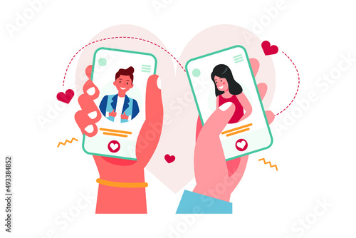 Couple found a match through an online dating app