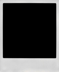 Polaroid frame border texture black middle section vintage old unique