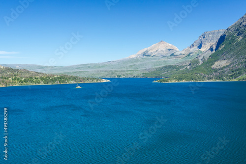 St. Mary lake, Glacier National Park, Montana, USA