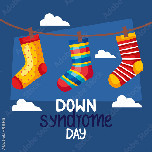 down syndrome day socks