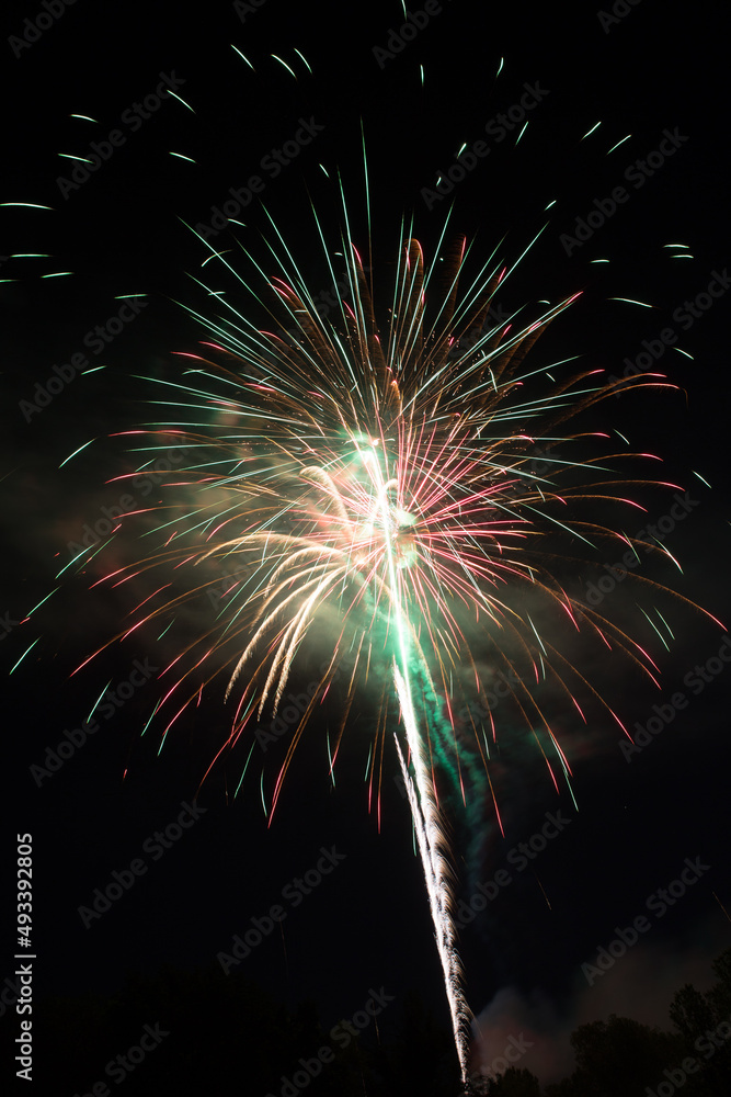 Fourth of July fireworks display