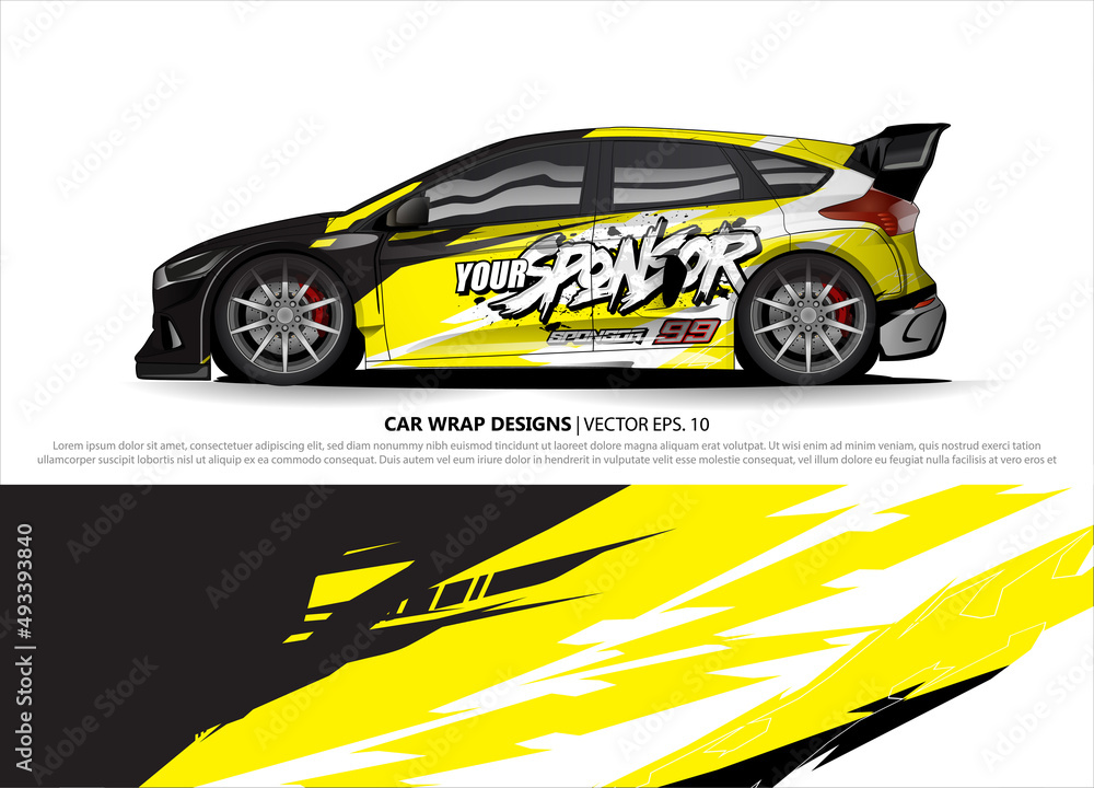 car wrap design. simple lines with abstract background vector concept for vehicle vinyl wrap and automotive decal livery car wrap design. simple lines with abstract background vector concept for vehicle vinyl wrap and automotive decal livery