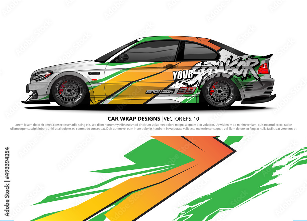 car wrap design. simple lines with abstract background vector concept for vehicle vinyl wrap and automotive decal livery car wrap design. simple lines with abstract background vector concept for vehicle vinyl wrap and automotive decal livery