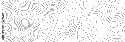 Topographic contour lines map. Vector abstract illustration. Geography concept.