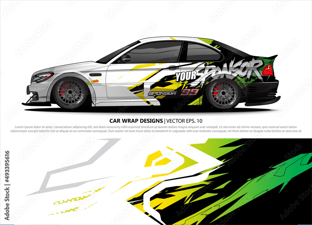 car wrap design. simple lines with abstract background vector concept for vehicle vinyl wrap and automotive decal livery car wrap design. simple lines with abstract background vector concept for vehicle vinyl wrap and automotive decal livery