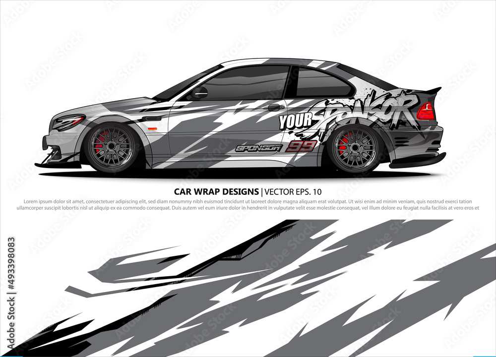 car wrap design. simple lines with abstract background vector concept for vehicle vinyl wrap and automotive decal livery
car wrap design. simple lines with abstract background vector concept for vehicle vinyl wrap and automotive decal livery