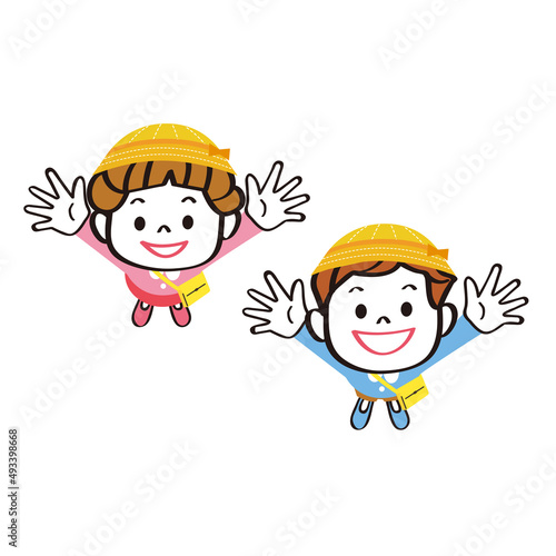 入学　祝い　新入生　イラスト　幼稚園