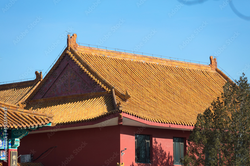 Antique architecture of Beijing Xiaotangshan Hot Spring Hotel Antique architecture of Beijing Xiaotangshan Hot Spring Hotel