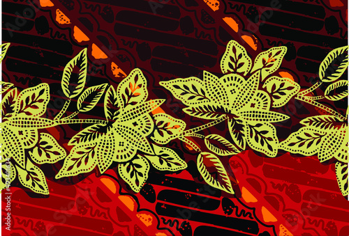 Batik Indonesian: is a technique of wax-resist dyeing applied to whole cloth, or cloth made using this technique originated from Indonesia.