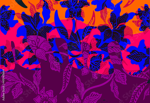 Batik Indonesian: is a technique of wax-resist dyeing applied to whole cloth, or cloth made using this technique originated from Indonesia.