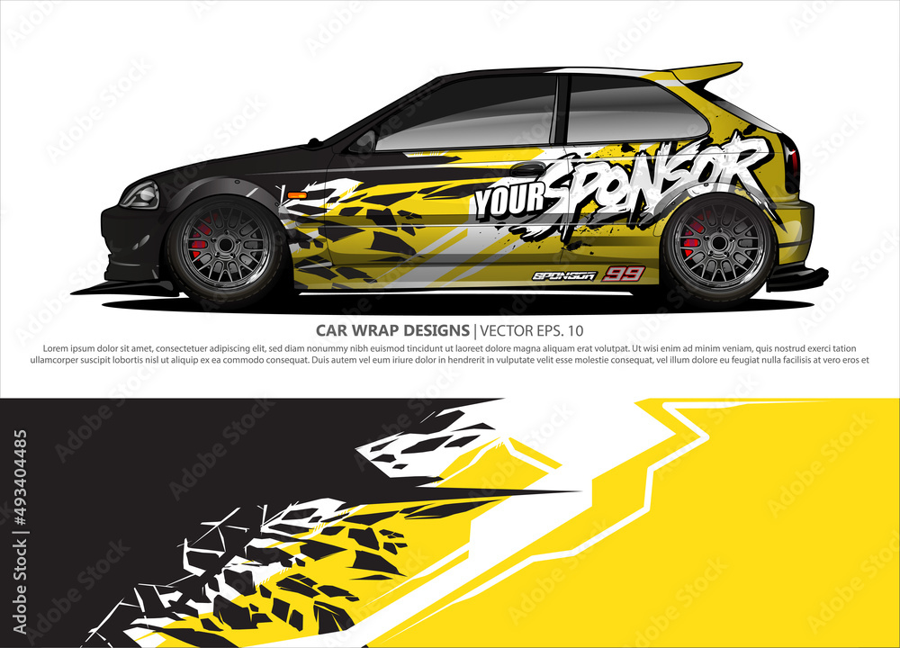 car wrap design. simple lines with abstract background vector concept for vehicle vinyl wrap and automotive decal livery
car wrap design. simple lines with abstract background vector concept for vehicle vinyl wrap and automotive decal livery