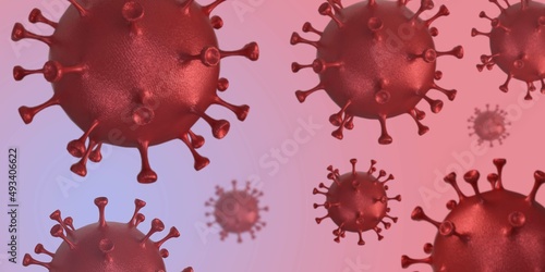 Virus Coronavirus COVID-19, China epidemic coronavirus SARS-CoV-2 in Wuhan, RNA virus.