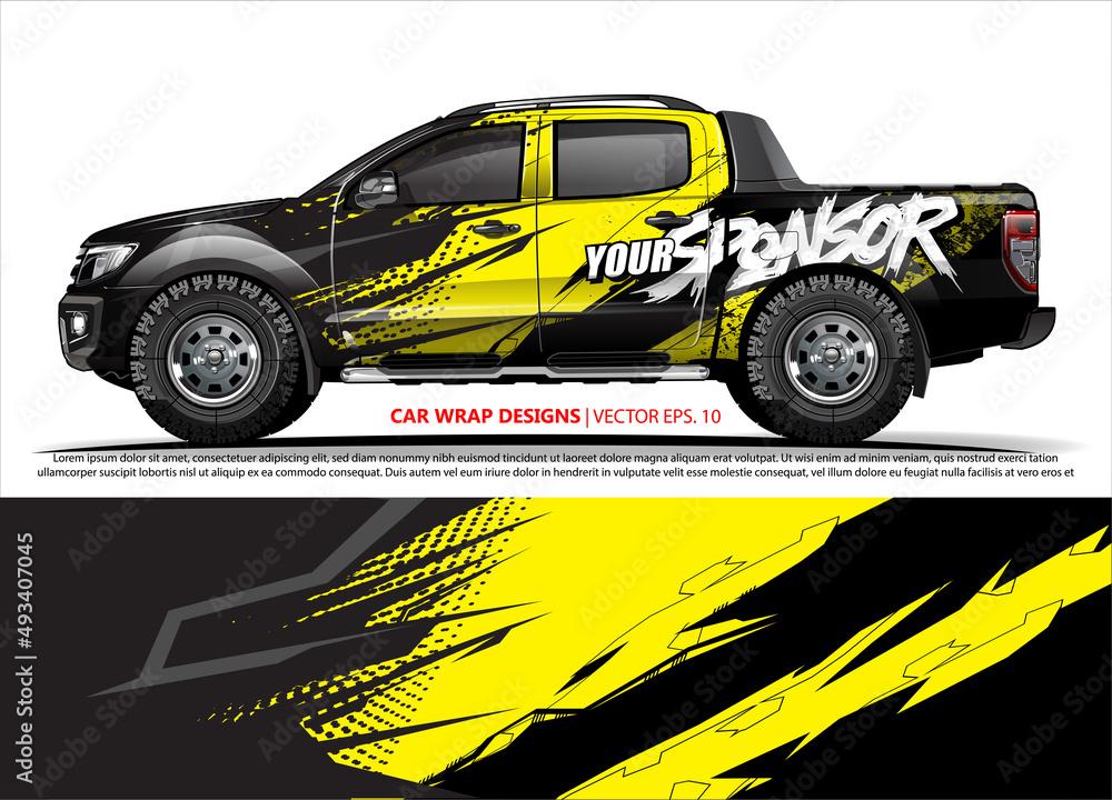car wrap design. simple lines with abstract background vector concept for vehicle vinyl wrap and automotive decal livery car wrap design. simple lines with abstract background vector concept for vehicle vinyl wrap and automotive decal livery