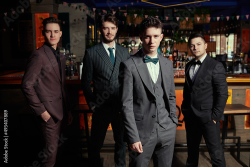 Fotografie successful young businessmen