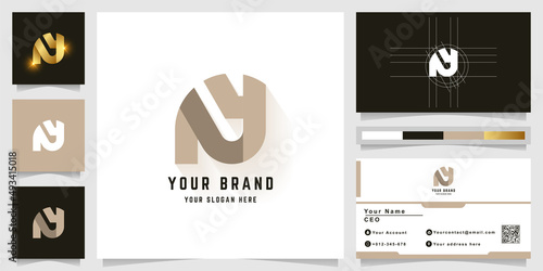 Letter N or NY monogram logo