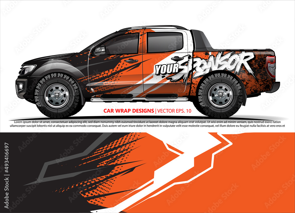 car graphic background vector. abstract lines vector with modern camouflage design concept  for truck and vehicles graphics vinyl wrap 
