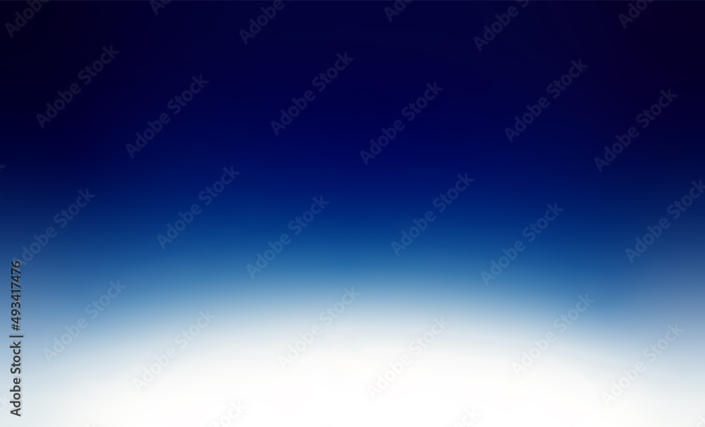 Obraz premium Dark blue empty bight sky space gradient effect background template design. 