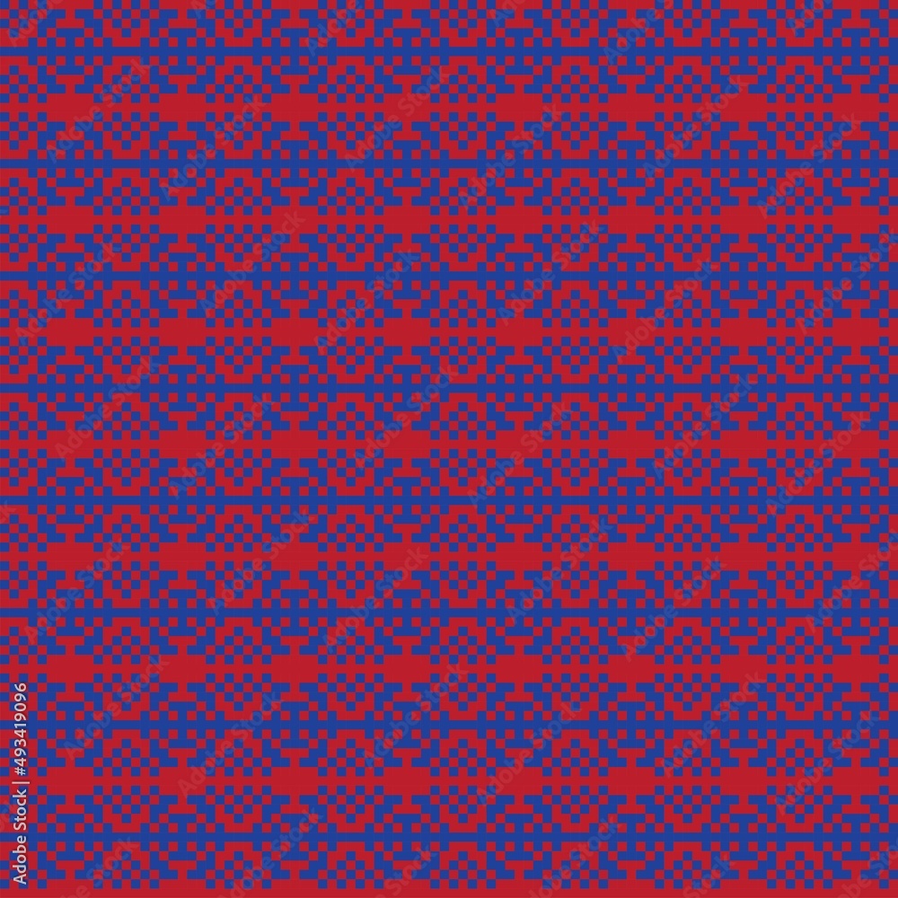 Snowflakes Fair Isle Seamless Pattern Design Snowflakes Fair Isle Seamless Pattern Design