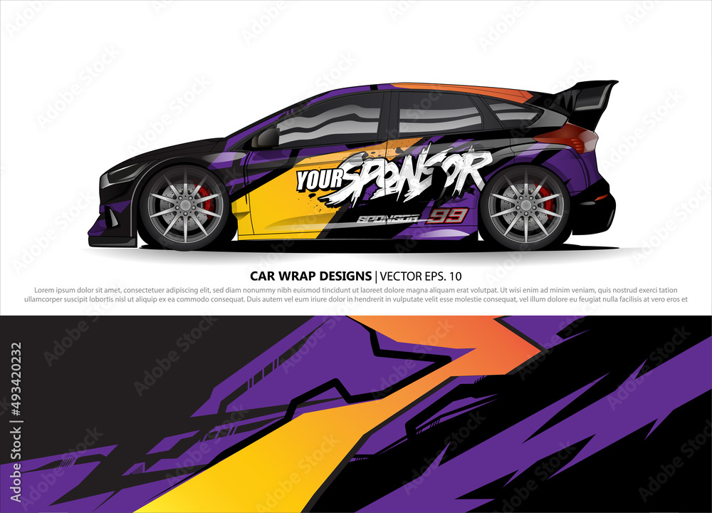 car wrap design. simple lines with abstract background vector concept for vehicle vinyl wrap and automotive decal livery
car wrap design. simple lines with abstract background vector concept for vehicle vinyl wrap and automotive decal livery