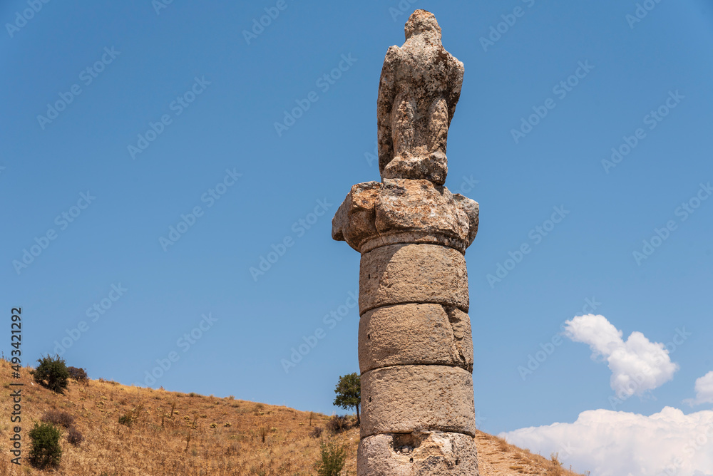 Historical Karakus (Blackbird) Tumulus in Adiyaman Turkey