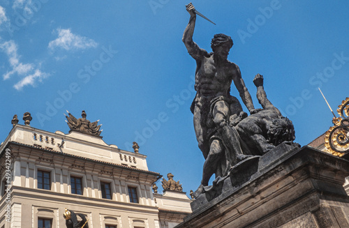 Canvas Print Statue
