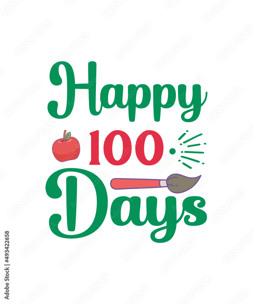 100 days of school Svg Design 100 days of school Svg Design