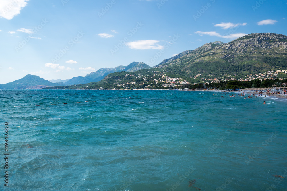 View of the coast of Adriatic sea