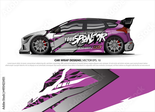 car graphic background vector. abstract lines vector with modern camouflage design concept  for truck and vehicles graphics vinyl wrap  