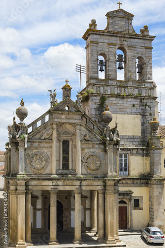 Church and Convent Da Graça, UNESCO World Heritage Site, Evora, Alentejo, Portugal #493424646