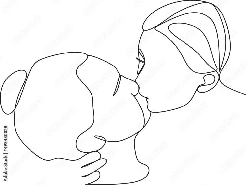 Abstract man and woman touch by one line vector drawing. Portrait minimalistic style. Botanical print. Nature symbol of cosmetics. Modern continuous line art. Fashion print. Beaty salon Abstract man and woman touch by one line vector drawing. Portrait minimalistic style. Botanical print. Nature symbol of cosmetics. Modern continuous line art. Fashion print. Beaty salon