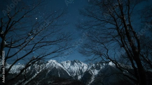 冬 笠新道より星月夜z.o_1