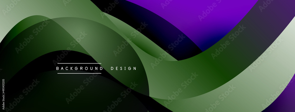 Abstract overlapping lines and circles geometric background with gradient colors Abstract overlapping lines and circles geometric background with gradient colors