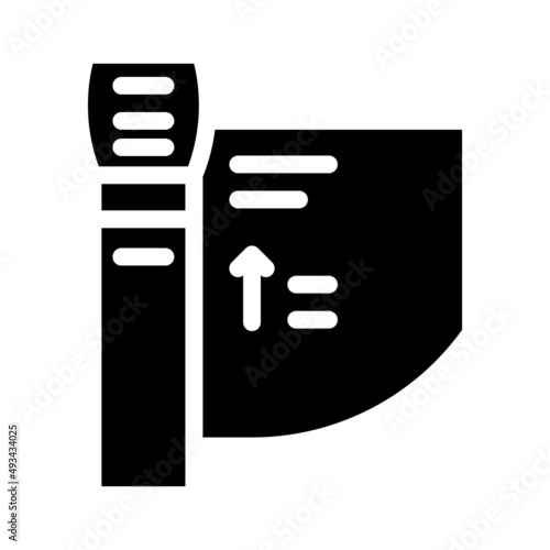 turnstile equipment glyph icon vector. turnstile equipment sign. isolated contour symbol black illustration