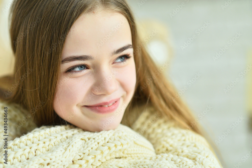 Close up portrait of beautiful teen girl Close up portrait of beautiful teen girl