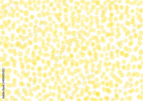 レトロ　水玉　水彩　背景