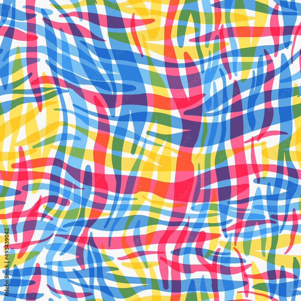 Seamless abstract pattern art. Texture with Hand Painted Crossing Brush Strokes for Print. Modern graphics. Seamless abstract pattern art. Texture with Hand Painted Crossing Brush Strokes for Print. Modern graphics.