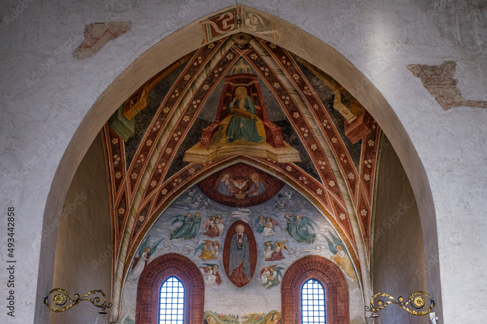 Obraz premium Abbazia di Mirasole, interno