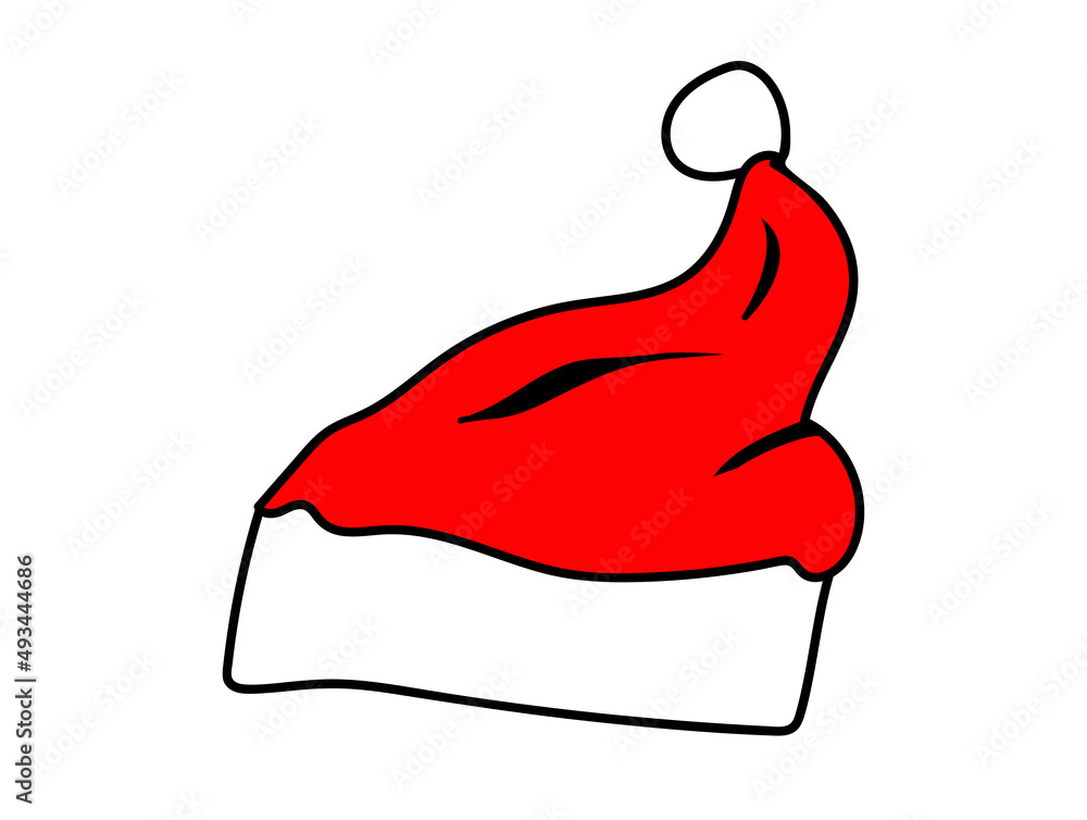 Christmas hat on isolate background Christmas hat on isolate background