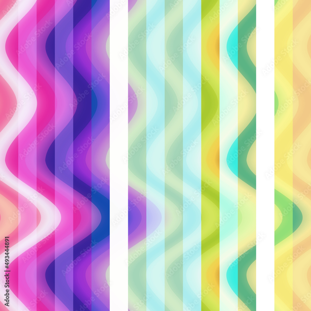 Vertical Wavy and Straight Colorful Blurred Stripes Abstract Glossy Style Hologram Design Seamless Pattern Trendy Bright Colors Vertical Wavy and Straight Colorful Blurred Stripes Abstract Glossy Style Hologram Design Seamless Pattern Trendy Bright Colors