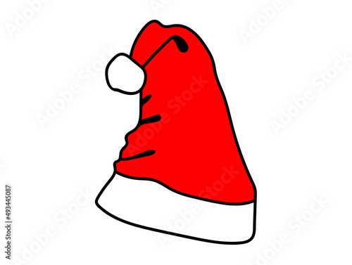 Christmas hat on isolate background