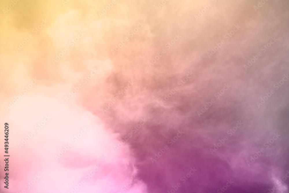 Pink sky with clouds background