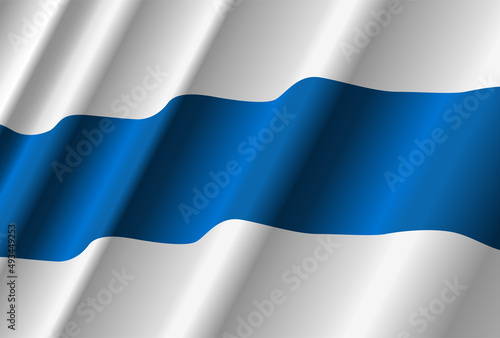 White-blue-white flag is a symbol of 2022 anti-war protests in Russia.