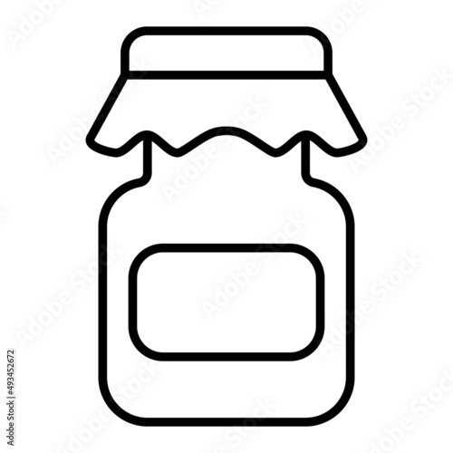 Jam Vector Outline Icon Isolated On White Background