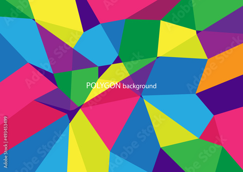 beauty colorful Polygonal Background  Creative Design Templates.