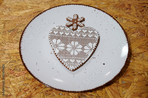 Obraz na płótnie workshops on creating and decorating artistic gingerbread icing w salonie