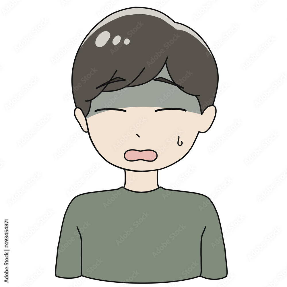 嫌がる男性 嫌がる男性