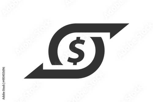 fast transfer and money changer icon vector design