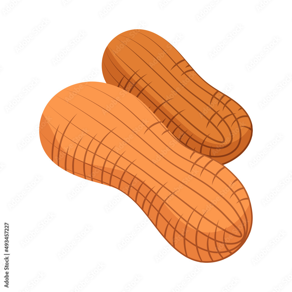 Allergic Peanuts Isometric Composition Allergic Peanuts Isometric Composition