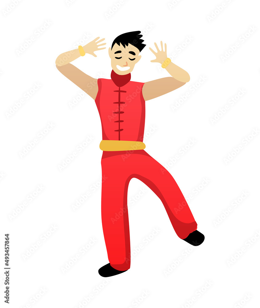 Chinese Festive Dancer Composition Chinese Festive Dancer Composition
